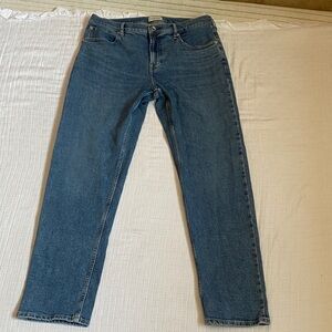 EVERLANE Women's Straight Jeans in Medium Blue Wash